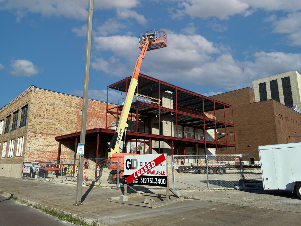 Addition of 3rd story on the east side of the building